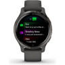 Часы GARMIN VENU 2S SLATE STAINLESS STEEL BEZEL WITH GRAPHITE CASE AND SILICONE BAND 010-02429-10