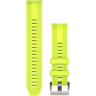 Ремешок сменный GARMIN QUICKFIT 22 AMP YELLOW SILICONE STRAP MARQ ATHLET 11700